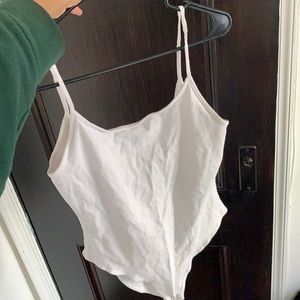 Basic white bodysuit